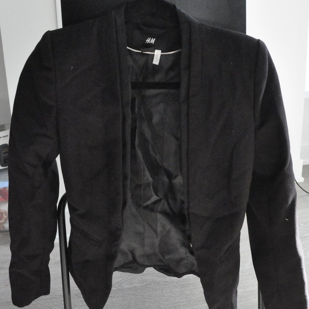 Black formal blazer